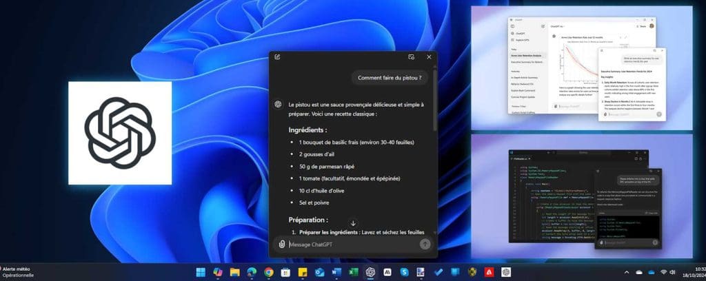 Avec ChatGPT Computer History, OpenAI lance sa version de Windows Recall compatible Mac