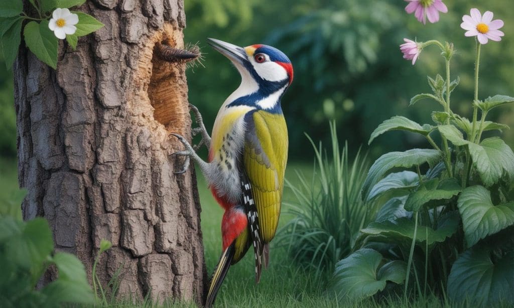 Le pivert au jardin : comportement, alimentation et astuces pour l’attirer