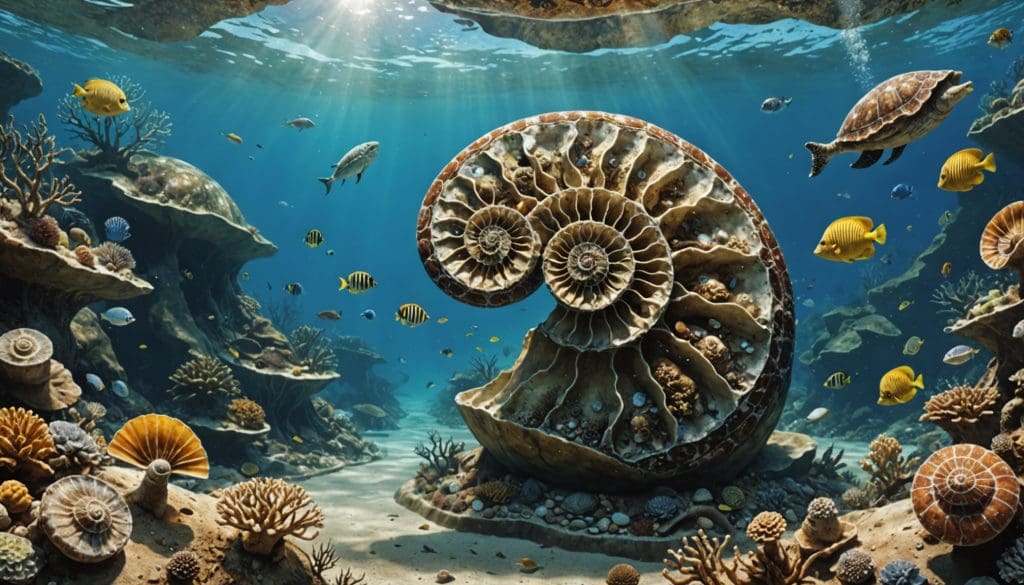 L&rsquo;histoire fascinante des ammonites dans le registre fossilifère