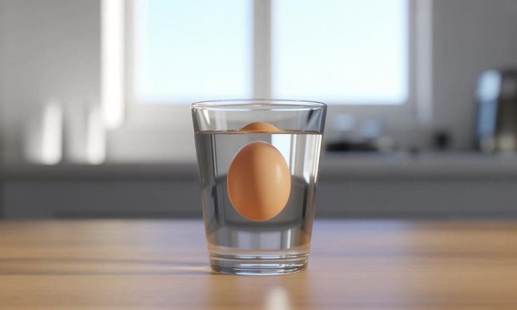 Oeuf qui flotte, est‑il encore consommable
