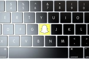 touche clavier snapchat