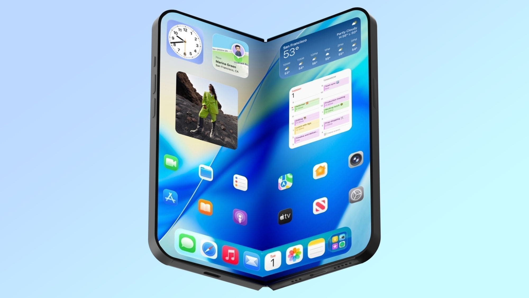 découvrez l'iphone fold, la nouvelle innovation d'apple qui révolutionne le design avec un concept pliable surprenant alliant élégance et technologie avancée.