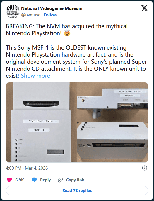 découvrez le kit de développement nintendo et playstation au national videogame museum, une collection unique dédiée à l'histoire et à l'innovation des jeux vidéo.