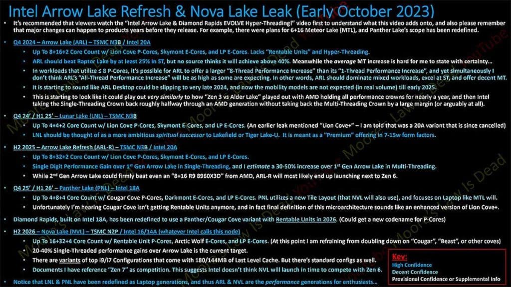 Découverte de Nova Lake-HX : les prochains processeurs mobiles hautes performances d&rsquo;Intel