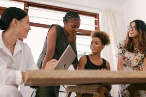 groupe femme stratégie marketing