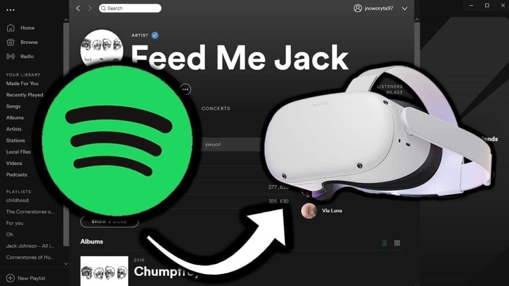 Spotify fait enfin son arrivée sur les casques Meta Quest