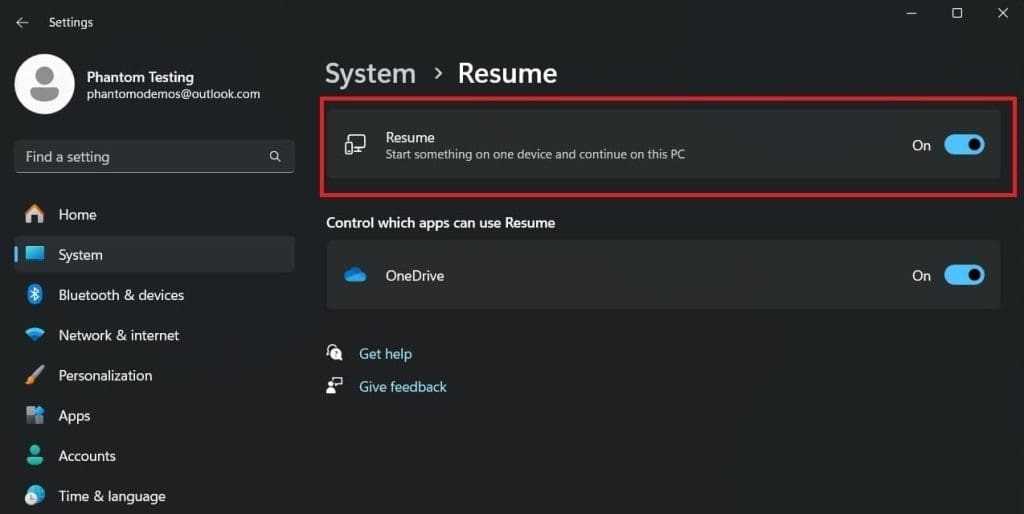 Windows 11 : Microsoft dévoile quasiment son équivalent de macOS Handoff